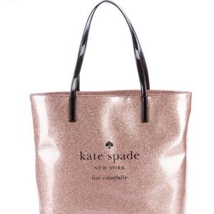 Pink sparkly Kate Spade tote!!
